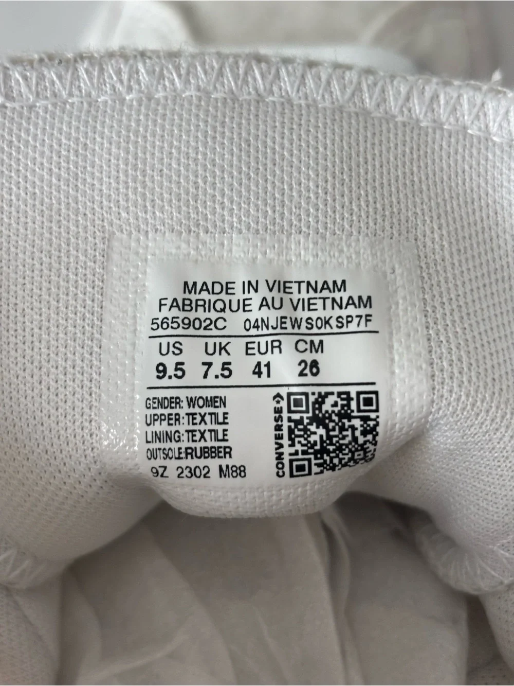 Converse White Canvas Platform Lug-Sole High Top Sneakers